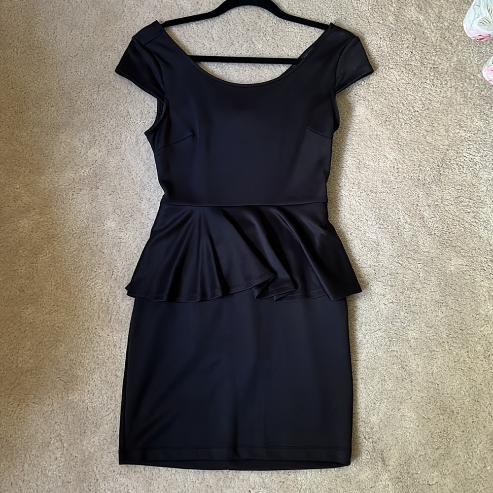 Forever 21 Little Black Dress with peplum. Women’s size S Small